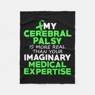 Couverture Polaire Cérébral Palsy Cp Sensibilisation Véritable Surviv