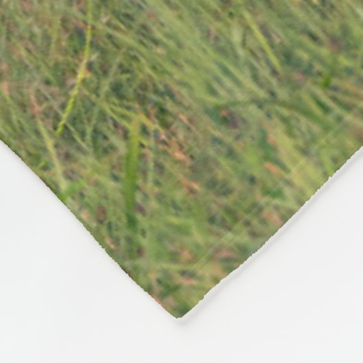 Couverture Polaire Cerf à queue blanche | Habitat Grassy (Coin)