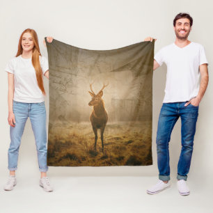 Couverture Polaire Cerf dans la forêt