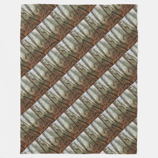 Couverture Polaire Cerf dans les arbres (Devant)