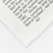 Couverture Polaire Cerf de Ballerina en bleu (Coin)