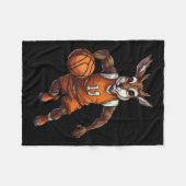 Couverture Polaire Cerf de basket (Devant (Horizontal))