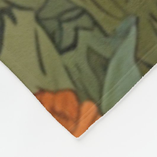 Couverture Polaire Cerf de forêt rétro (Coin)