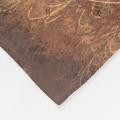 Couverture Polaire Cerf De Virginie Dans La Forêt Style Rétro Nature (Coin)