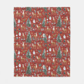 Couverture Polaire Cerf mignon (Devant)