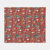 Couverture Polaire Cerf mignon (Devant (Horizontal))