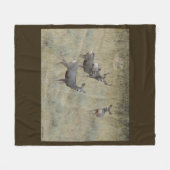 Couverture Polaire Cerf mulet D18 (Devant (Horizontal))