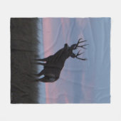 Couverture Polaire Cerf Mulet D3 Buck Sunrise (Devant (Horizontal))