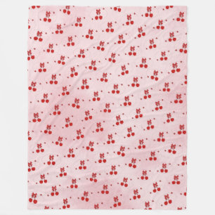 Couverture Polaire Cerise