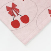 Couverture Polaire Cerise (Coin)