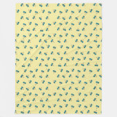 Couverture Polaire Cerise bleue (Devant)