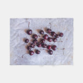 Couverture Polaire Cerises (Devant (Horizontal))