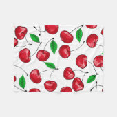 Couverture Polaire Cerises (Devant (Horizontal))