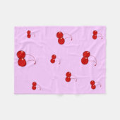 Couverture Polaire Cerises (Devant (Horizontal))