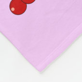 Couverture Polaire Cerises (Coin)