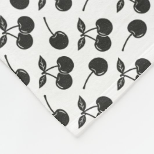 Couverture Polaire Cerises (Coin)