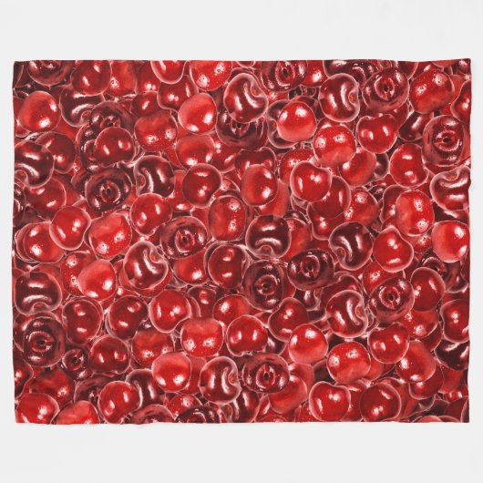 Couverture Polaire Cerises sucrées (Devant (Horizontal))