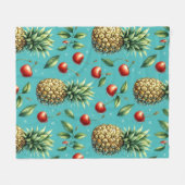 Couverture Polaire Cerisier d'ananas (Devant (Horizontal))