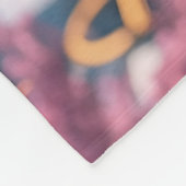 Couverture Polaire Cerisier Moderne en Fleur (Coin)