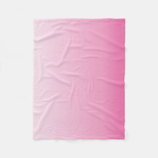 Couverture Polaire cerisier rose croustillant rose (Devant)