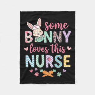 Couverture Polaire Certain Lapin Aime Cette Infirmière Mignon Lapin D