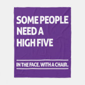 Couverture Polaire Certaines personnes ont besoin d'un maximum de cin (Devant)