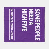 Couverture Polaire Certaines personnes ont besoin d'un maximum de cin (Devant (Horizontal))