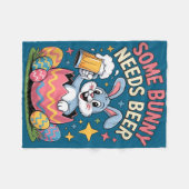 Couverture Polaire Certains lapins ont besoin d'un réservoir de fête (Devant (Horizontal))
