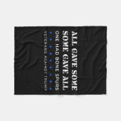 Couverture Polaire Certains Ont Donné Tout Ce Qu'On Avait D'Os Pour É (Devant (Horizontal))