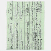 COUVERTURE POLAIRE CERTIFICAT DE NAISSANCE (Devant)