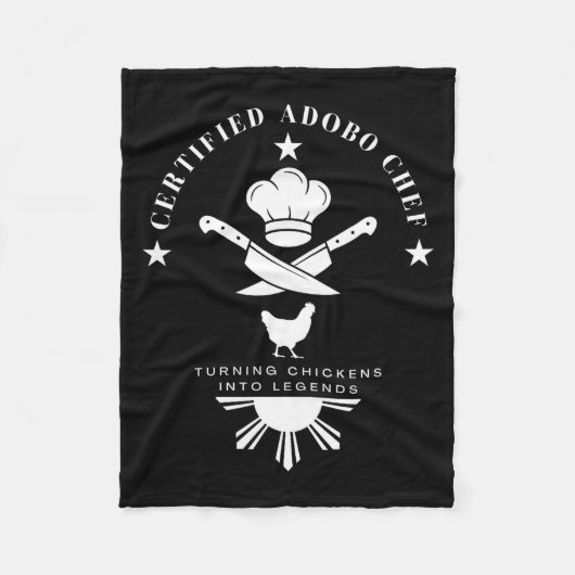 Couverture Polaire Certified Adobo Chef New Filino Graphics Statement (Devant)
