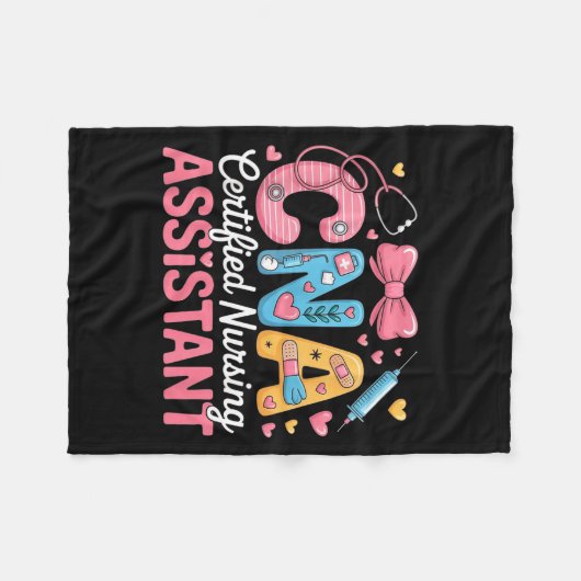 Couverture Polaire Certified Nursing Istant Nurse Aide Nurse Istant C (Devant (Horizontal))