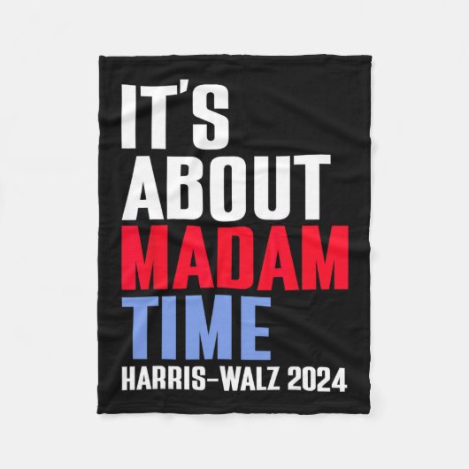 Couverture Polaire C'est à propos de Madame Time Kamala Harris Tim W (Devant)