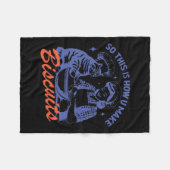 Couverture Polaire C'Est Ainsi Que Vous Faites Biscuits Mème Drôle Ca (Devant (Horizontal))