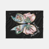 Couverture Polaire C'Est Bien Avec Mon Âme Bow Nativité Scène Baby Je (Devant (Horizontal))