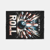 Couverture Polaire C'est comment on roule pour un bowling Bowler (Devant (Horizontal))