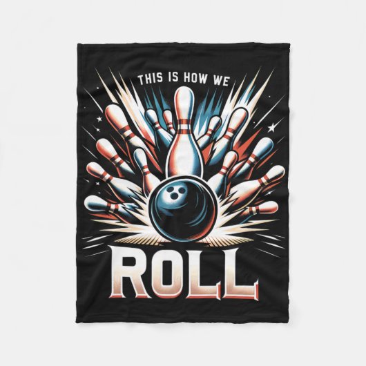 Couverture Polaire C'est comment on roule pour un bowling Bowler (Devant)