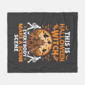Couverture Polaire C'est Halloween (Devant (Horizontal))