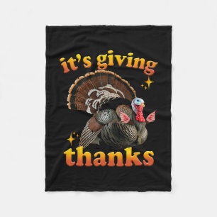 Couverture Polaire C'est la dinde de remerciement de Thanksgiving Gob