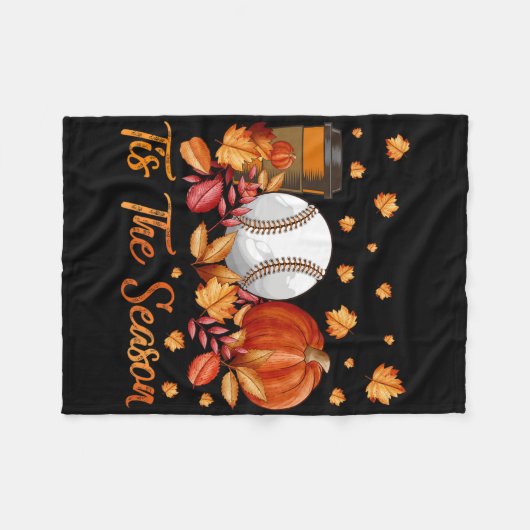 Couverture Polaire C'Est La Saison Bysebyll Citrouille Automne Remerc (Devant (Horizontal))