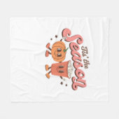 Couverture Polaire C'Est La Saison Citrouille Leaf Latte Fall Thanksg (Devant (Horizontal))