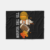 Couverture Polaire C'Est La Saison Citrouille Spice American Footll A (Devant (Horizontal))