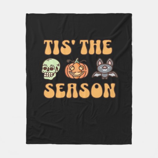 Couverture Polaire C'Est La Saison Halloween (Devant)
