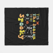 Couverture Polaire C'Est La Saison Pour Déplaisant Danser Drôle Skele (Devant (Horizontal))