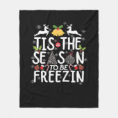 Couverture Polaire C'est la saison pour geler minimal propre (Devant)