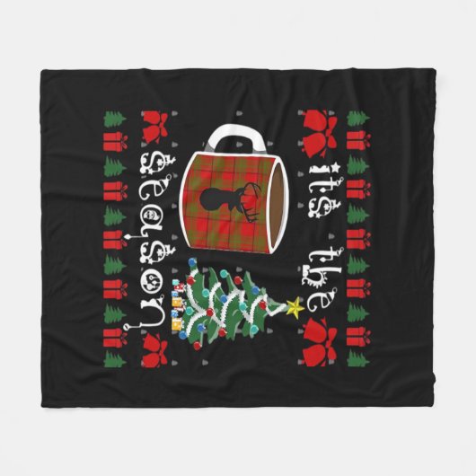 Couverture Polaire C'Est La Saison X-Max Pour Le Temps De Noël (Devant (Horizontal))