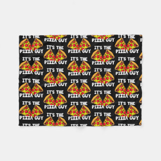 Couverture Polaire C'est le Coeur de Pizza Guy