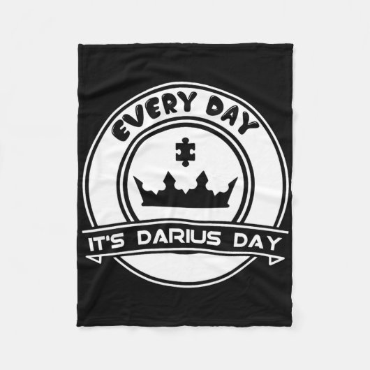 Couverture Polaire C'est le Darius Day Funny Meme – Célébrons l'amour (Devant)