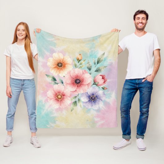 Couverture Polaire C'est le moment de faire fleurir les florales Tie  (En situation)
