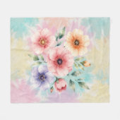 Couverture Polaire C'est le moment de faire fleurir les florales Tie  (Devant (Horizontal))